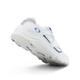 Women's Lace Walking Shoe - V-Last - White/Periwinkle