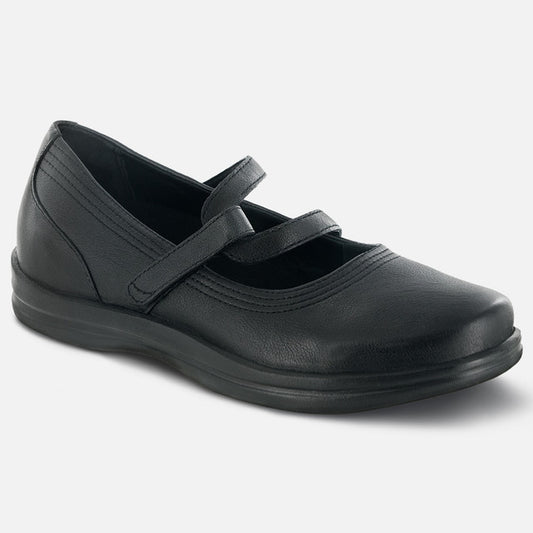 Women's Slip Resistant Dress Shoe 'Petals' collection 'Janice' - Black