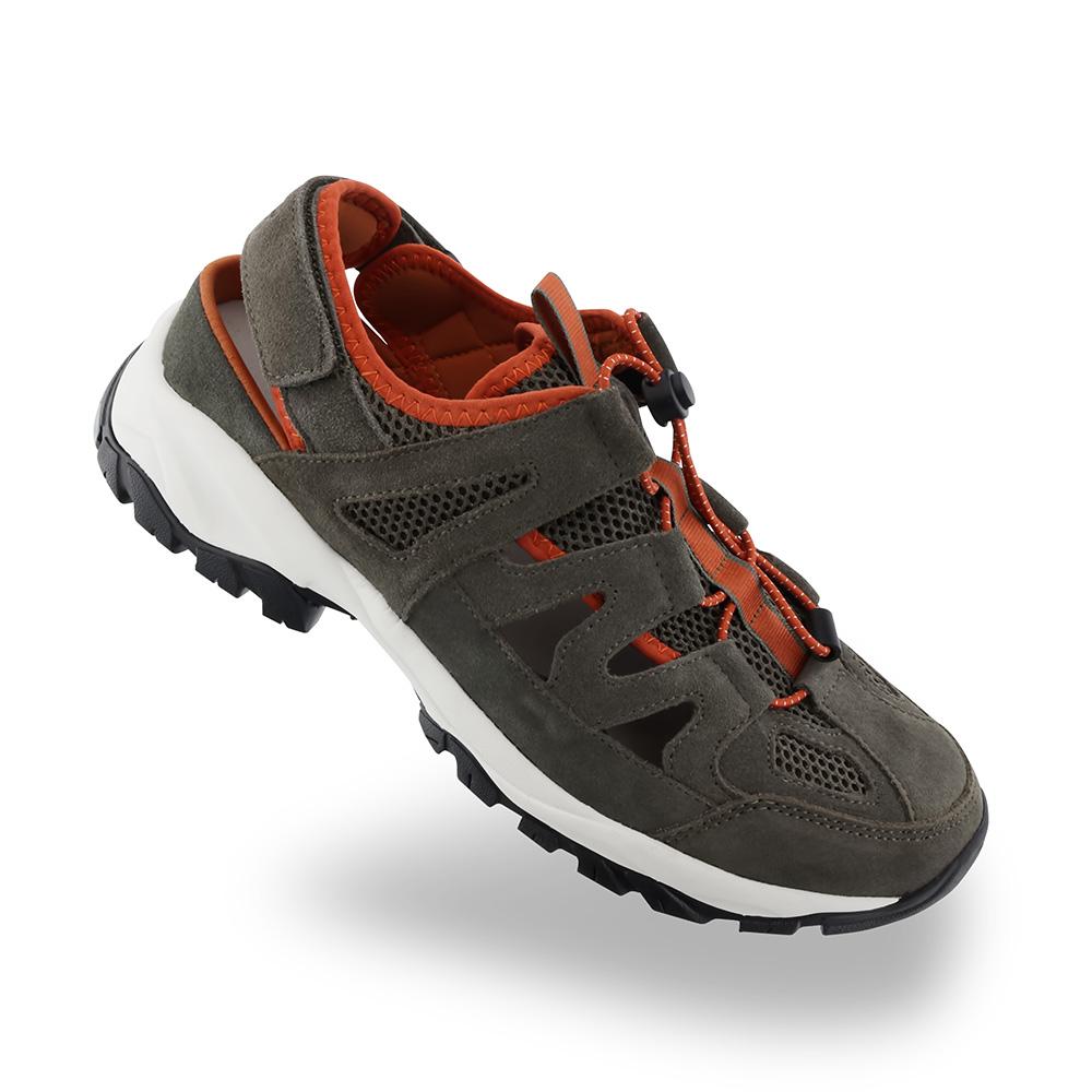 Men’s Closed Toe Sandal - Sage/Burnt Orange