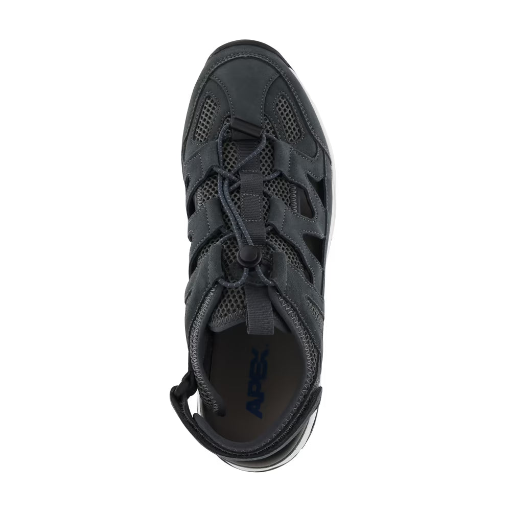 Men’s Closed Toe Sandal - Dark Gray