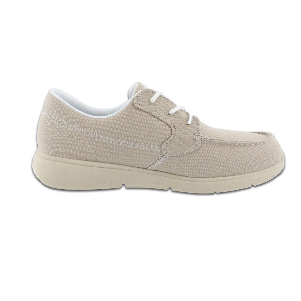 Men’s Moc Toe Canvas Loafer - Tan