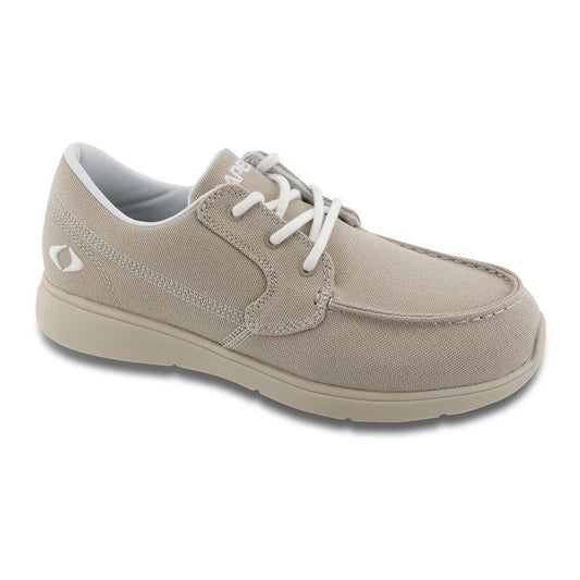 Women’s Moc Toe Canvas Loafer - Tan