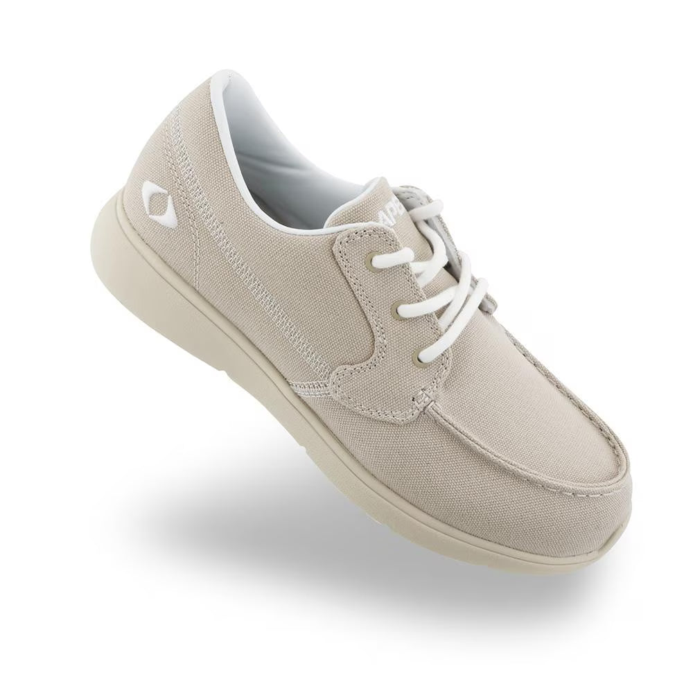 Women’s Moc Toe Canvas Loafer - Tan