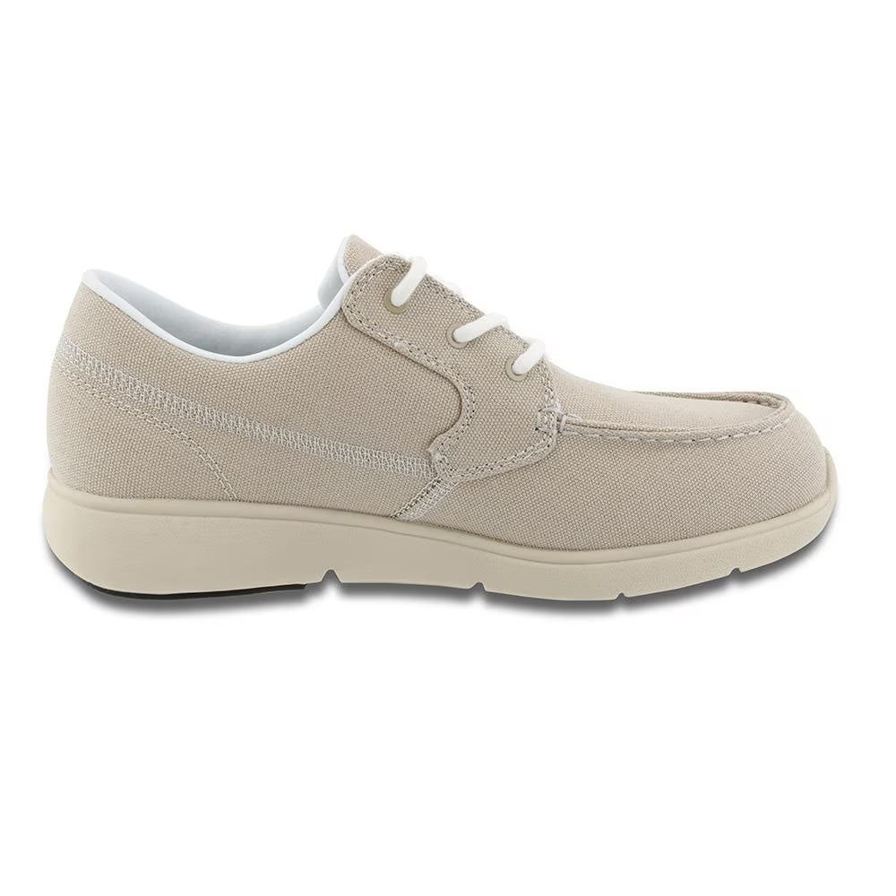 Women’s Moc Toe Canvas Loafer - Tan