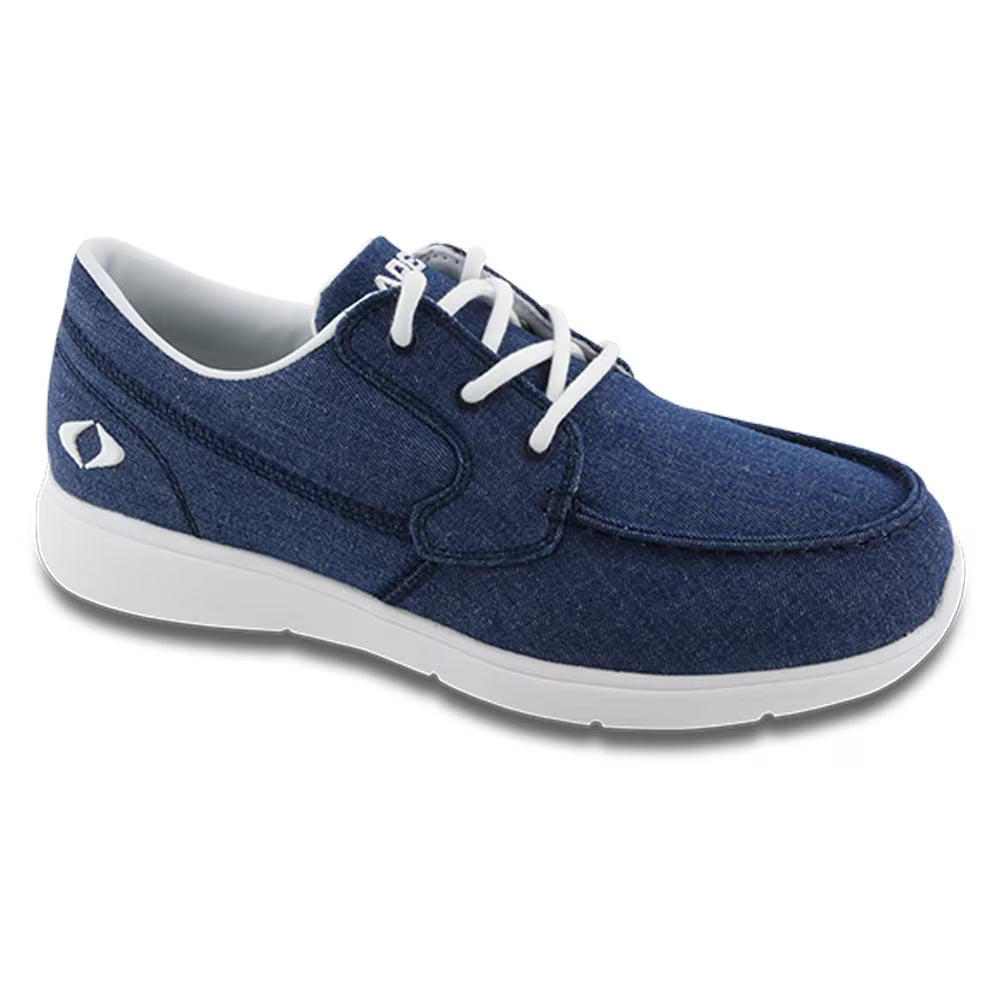 Women’s Moc Toe Canvas Loafer - Navy