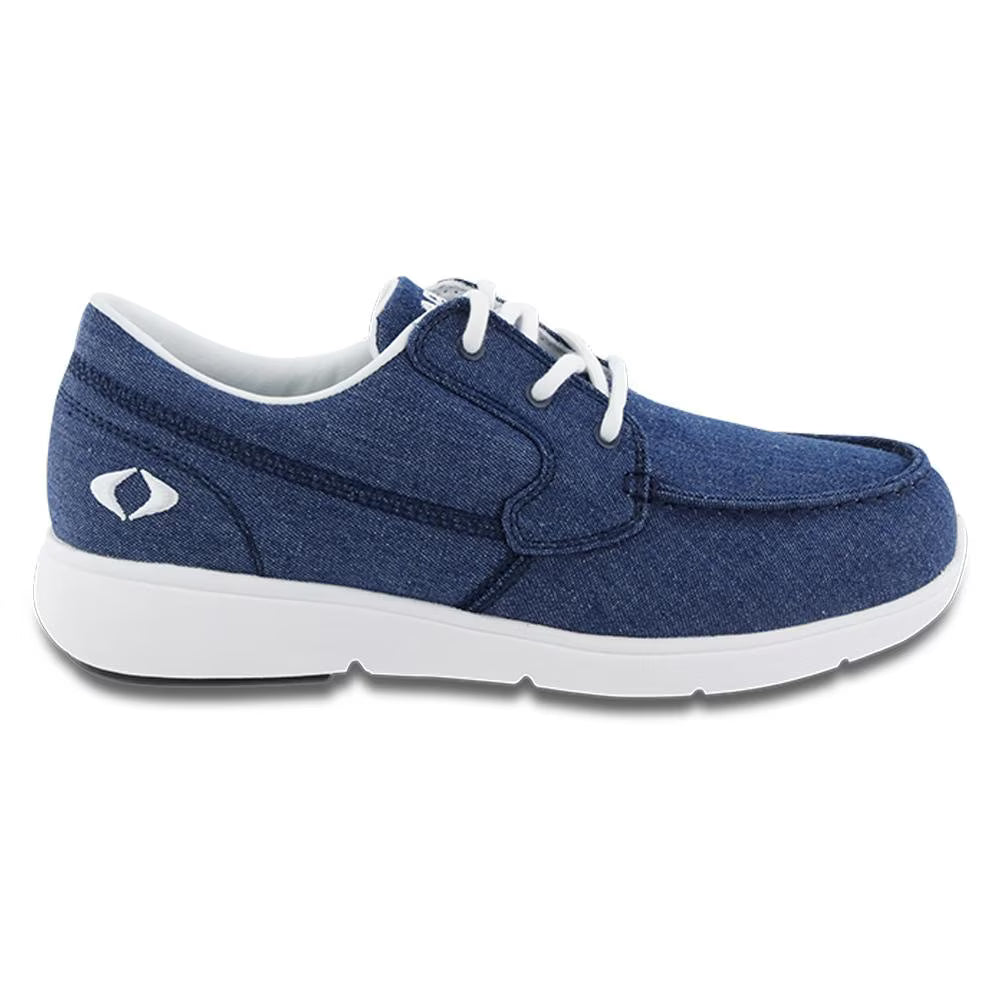 Women’s Moc Toe Canvas Loafer - Navy