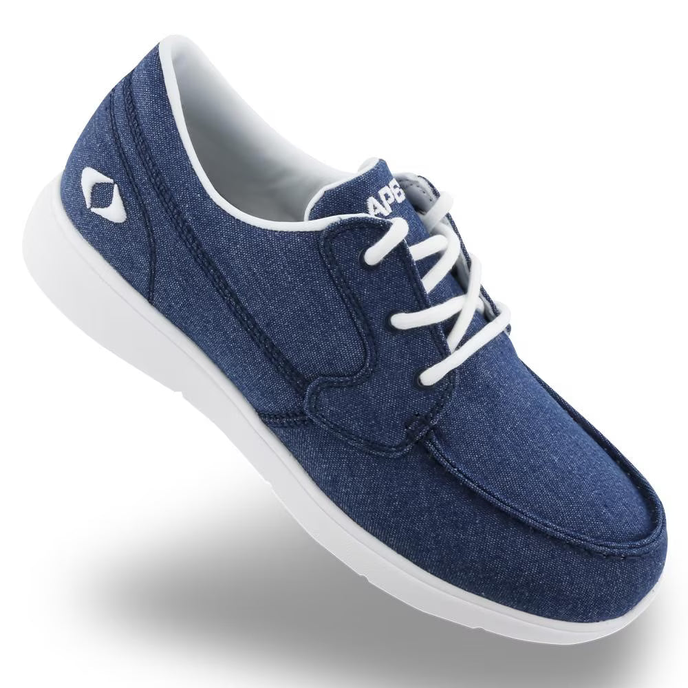 Women’s Moc Toe Canvas Loafer - Navy