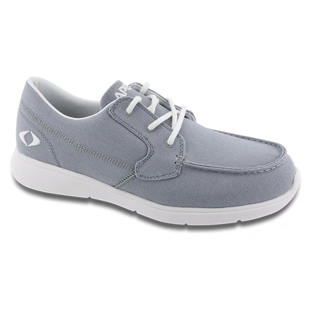 Men’s Moc Toe Canvas Loafer - Gray