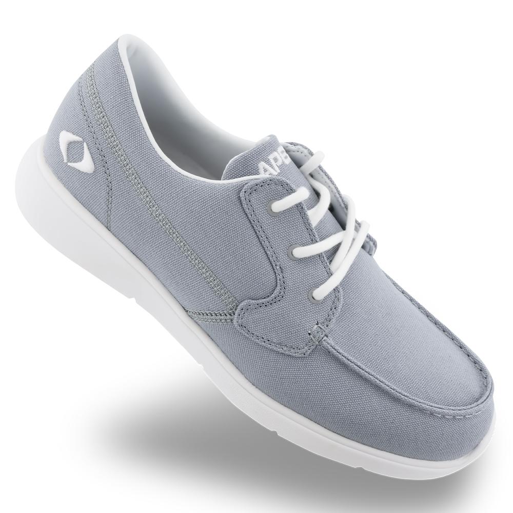 Men’s Moc Toe Canvas Loafer - Gray