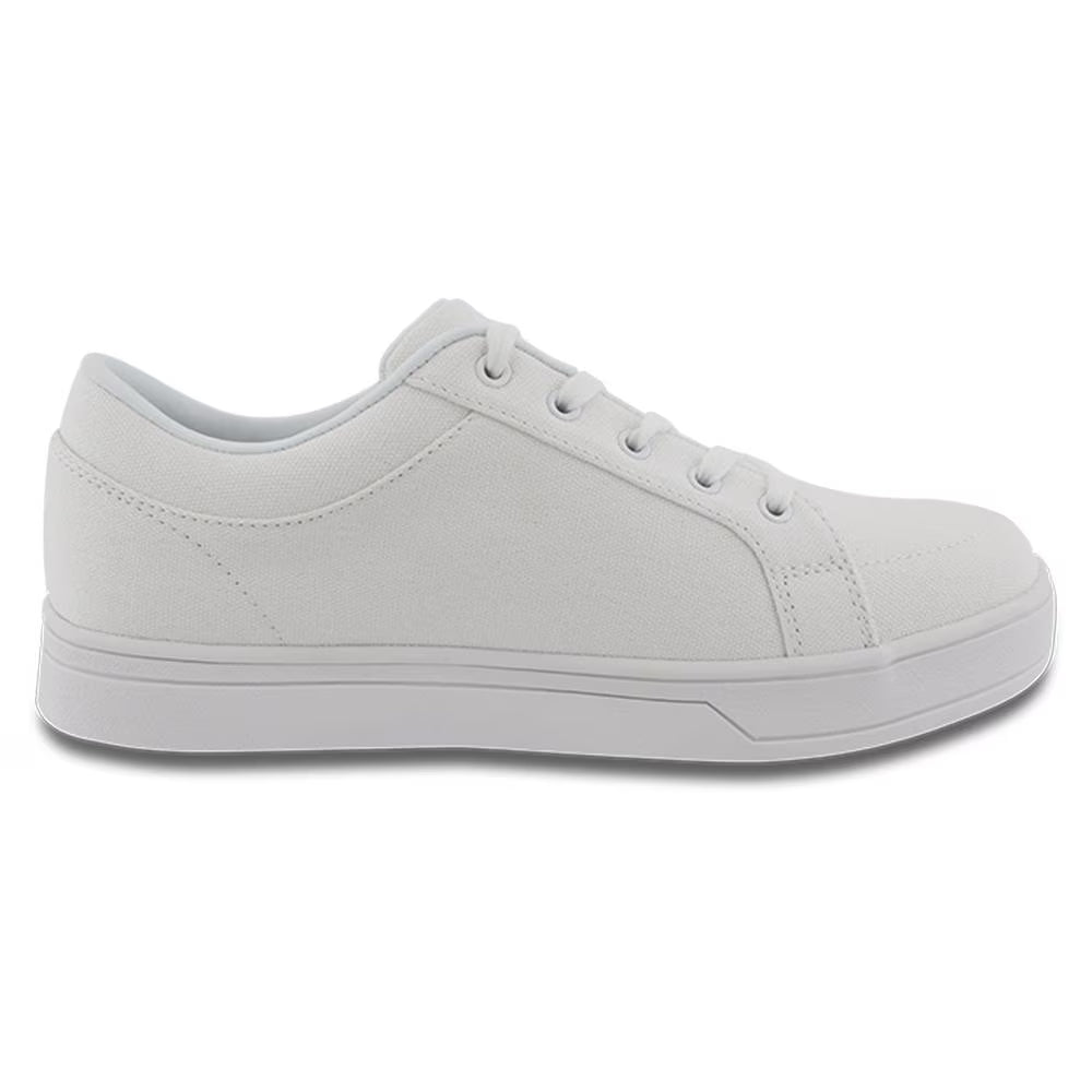 Women’s Blutcher Canvas Zip - White