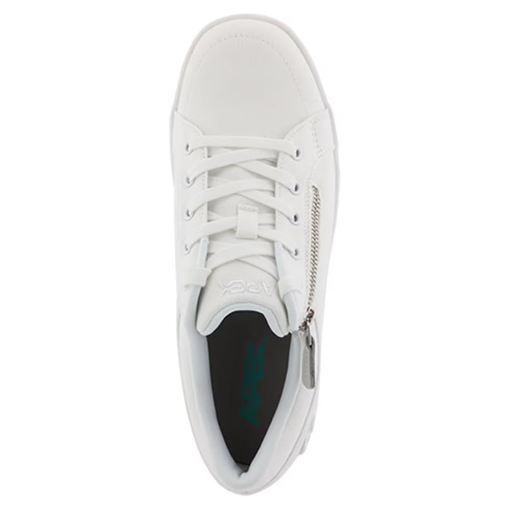 Women’s Blutcher Canvas Zip - White
