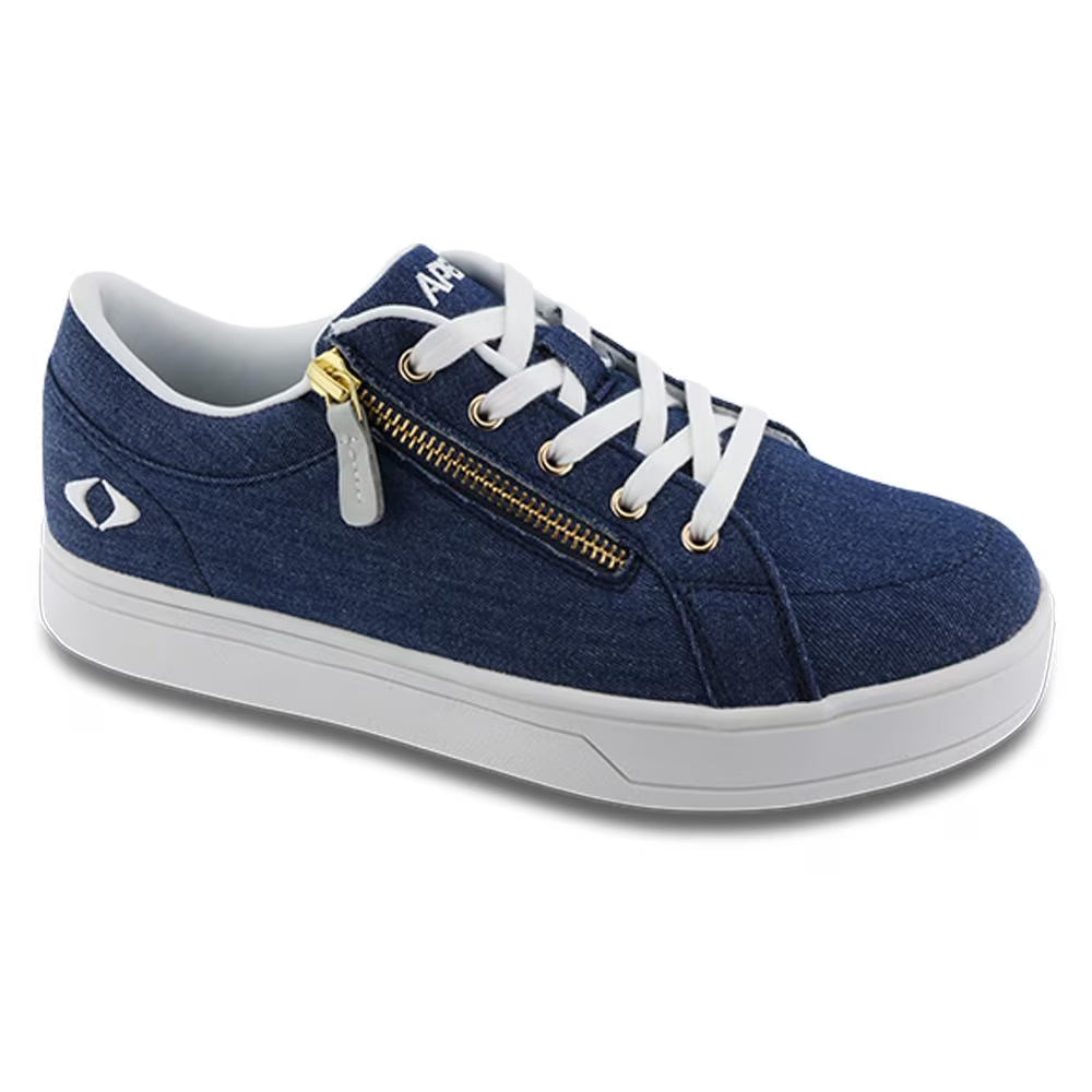 Women’s Blutcher Canvas Zip - Navy