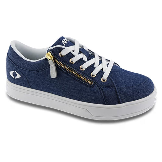 Women’s Blutcher Canvas Zip - Navy