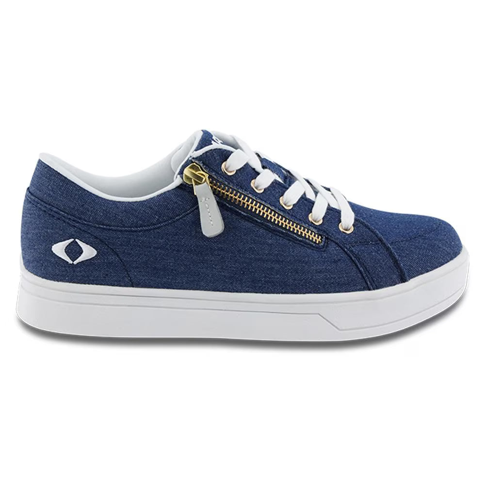 Women’s Blutcher Canvas Zip - Navy