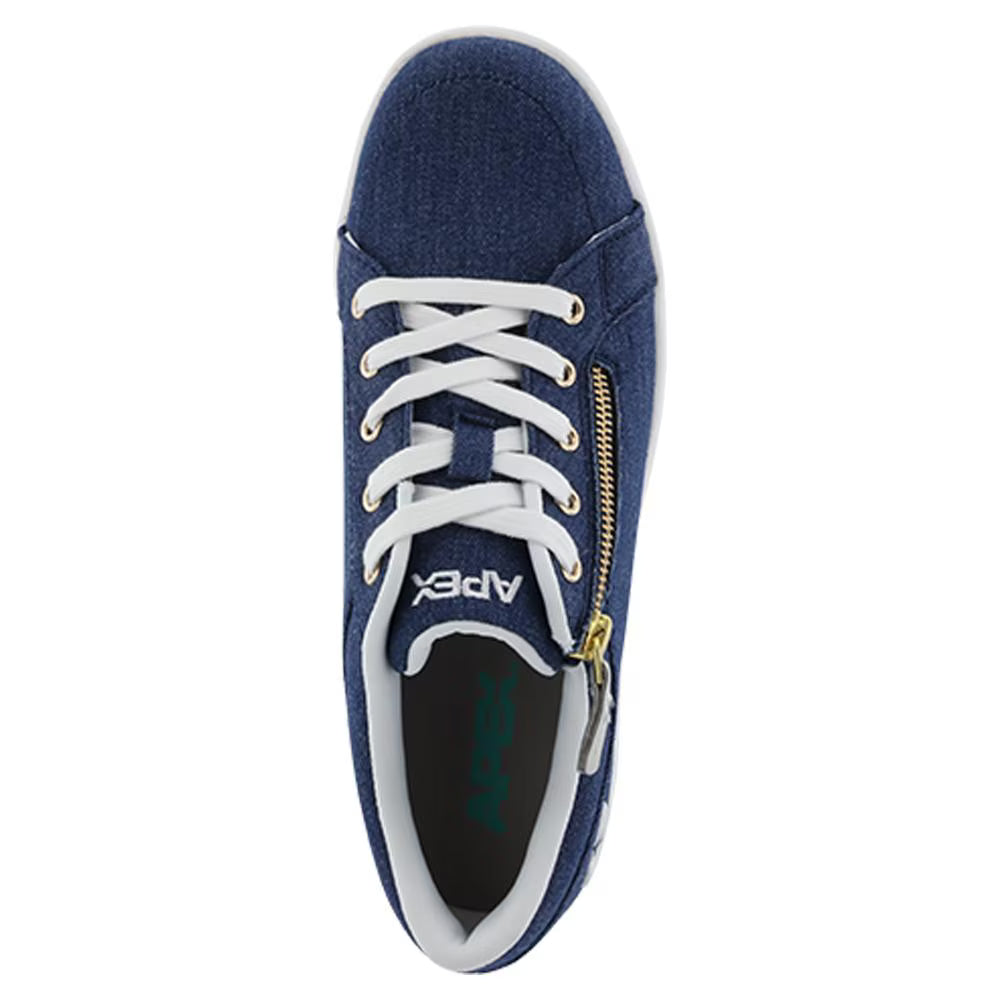Women’s Blutcher Canvas Zip - Navy